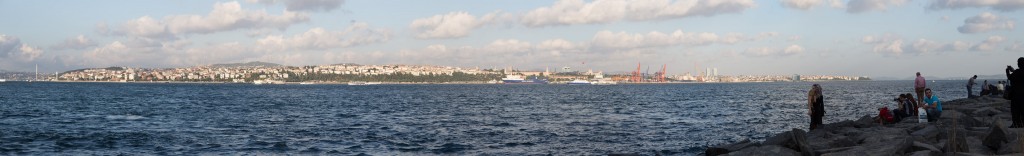 Blick über Bosporus Richtung Asien